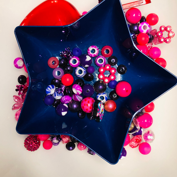 Bead Soup - Mean Girls || 3mm+ Large Hole || Bead Mixes || Silicone & Acrylic Mix