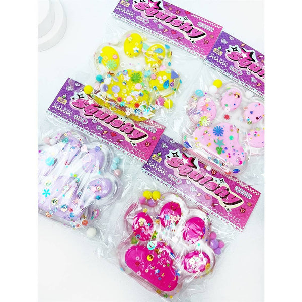Big Transparent Cat Paw Taba Squishy Toy