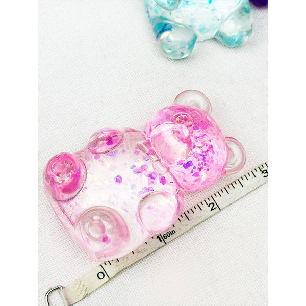 Glitter Gummy Bear Maltose Squishy