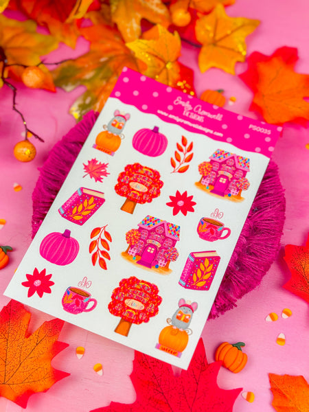 Whimsical Fall Planner Stickers PS0035