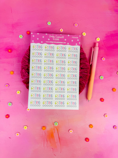 Book Rating Planner Stickers PS0008