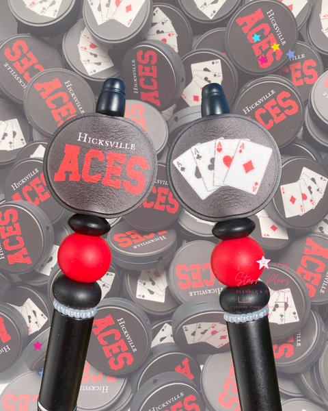 Hicksville Aces Focal Bead || Starr Plans Exclusive