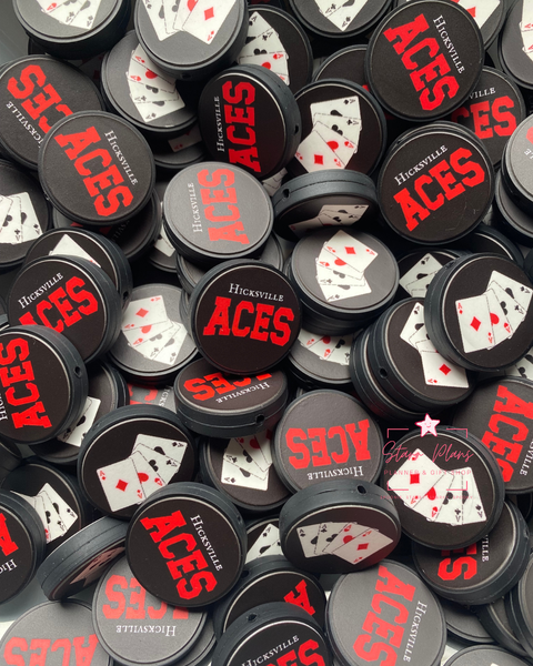 Hicksville Aces Focal Bead || Starr Plans Exclusive