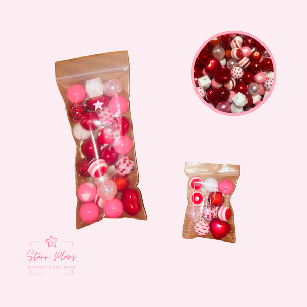 Valentine's Day 20mm Acrylic Bead Mix