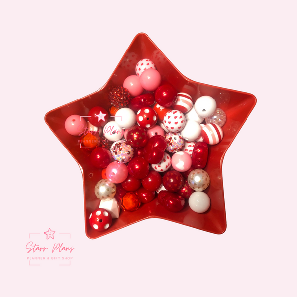 Valentine's Day 20mm Acrylic Bead Mix