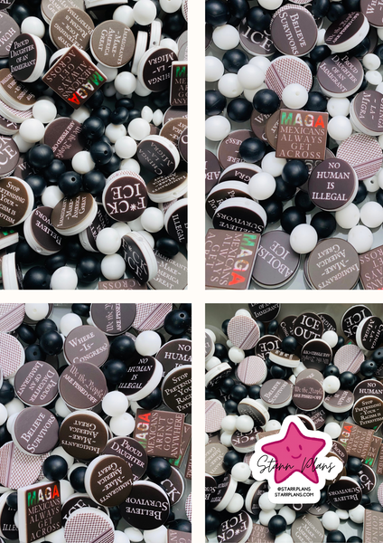 Bead Soup - Activism || 3mm+ Large Hole || Bead Mixes ||