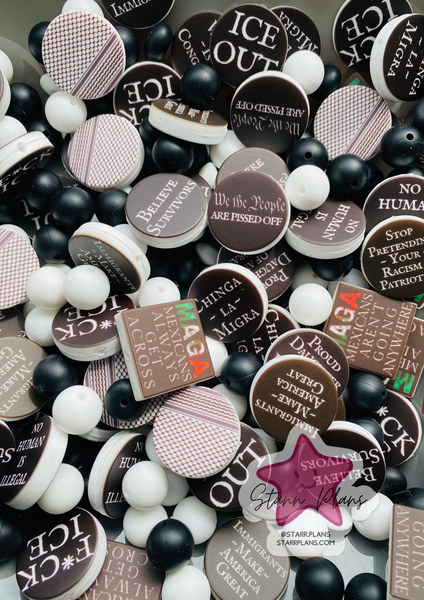 Bead Soup - Activism || 3mm+ Large Hole || Bead Mixes ||