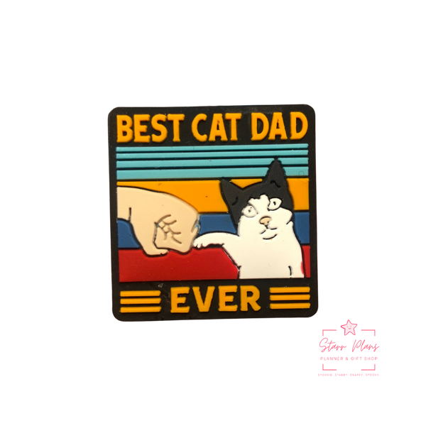 Silicone Focal Beads - Best Cat Dad Ever