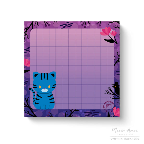 Blue Tiger Sticky Notes