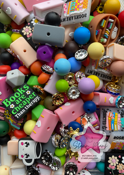 Bead Soup - Bookish Babe || 3mm+ Large Hole || Bead Mixes ||