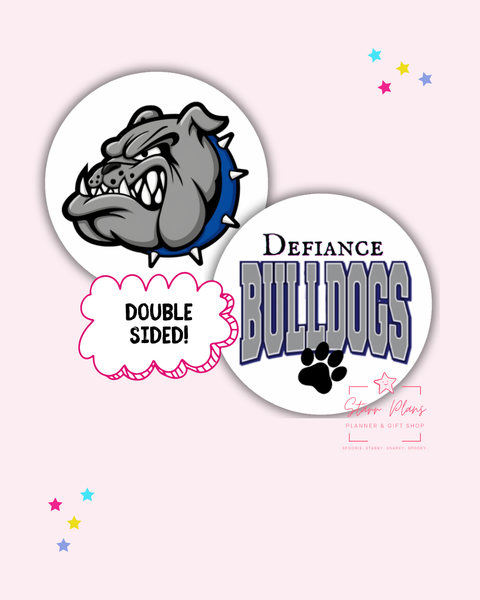 Defiance Bulldogs Focal Bead || Starr Plans Exclusive