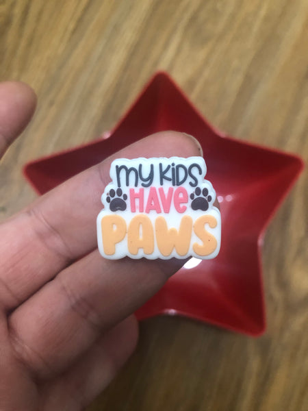 Silicone Focal Beads - My Kids Have Paws