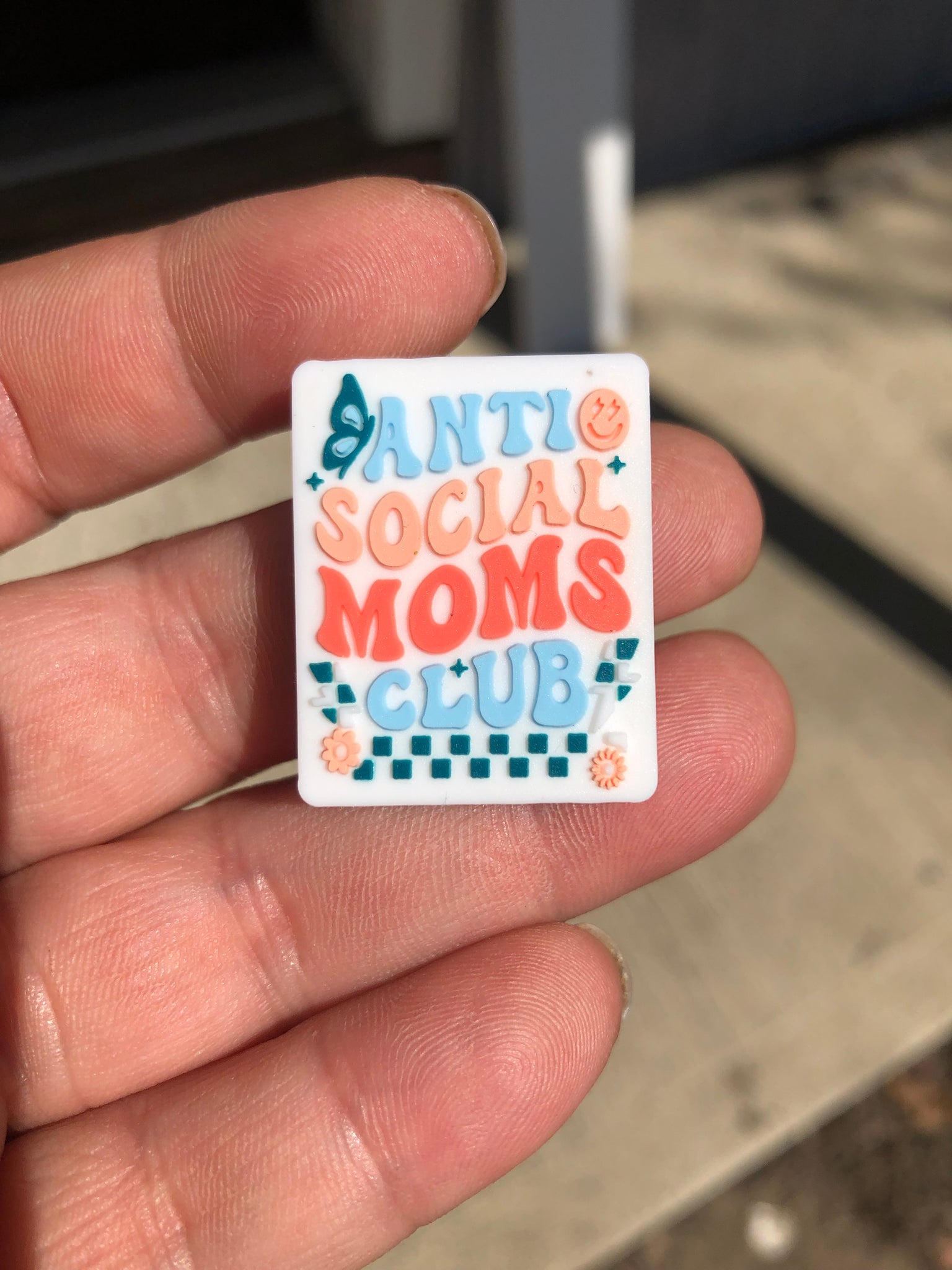 Silicone Focal Beads - Anti Social Moms Club - 24
