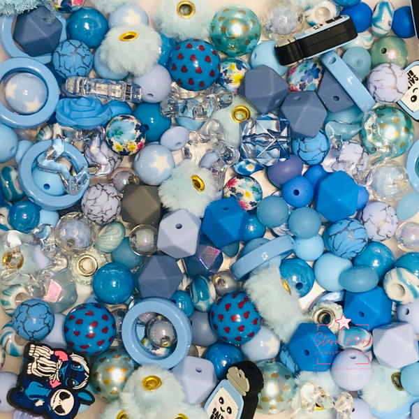 Bead Soup - Cloudy Skies || 3mm+ Large Hole || Bead Mixes ||