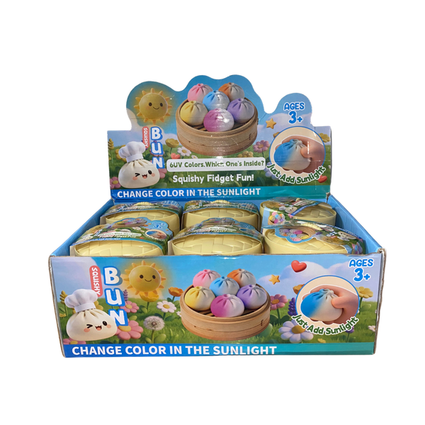 UV Color Changing Dumpling Flour Squishy Toy