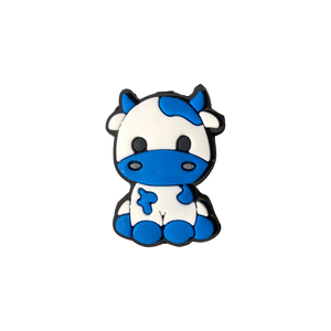 PVC Focal Beads - Blue Cow - 202A