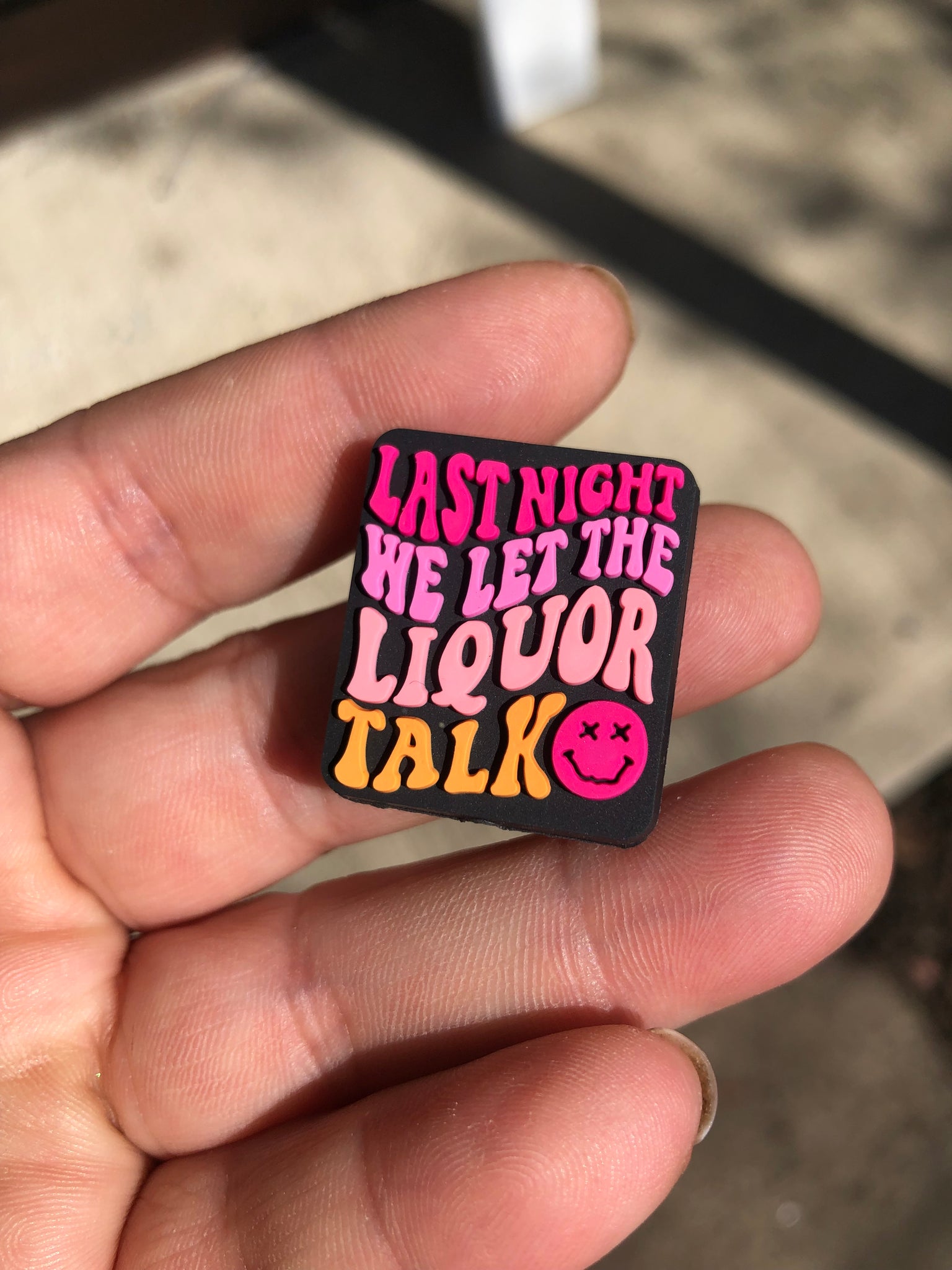 Silicone Focal Beads - Last Night We Let the Liquor Talk- 33