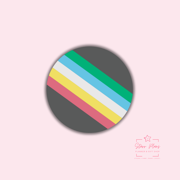 Disability Pride Flag Silicone Focal Bead || Starr Plans Exclusive