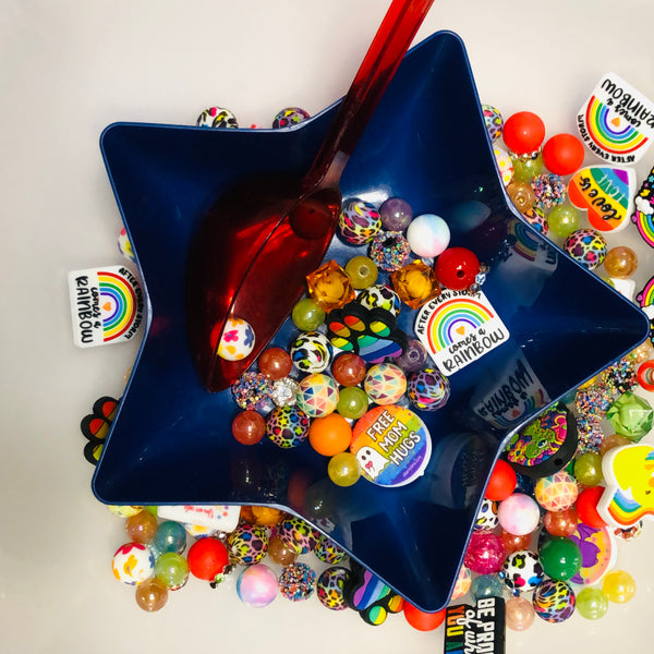 Bead Soup - Rainbow Pride|| 3mm+ Large Hole || Bead Mixes ||