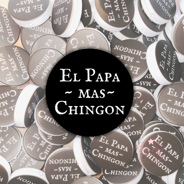 El Papa Mas Chingon Silicone Focal Bead || Starr Plans Exclusive