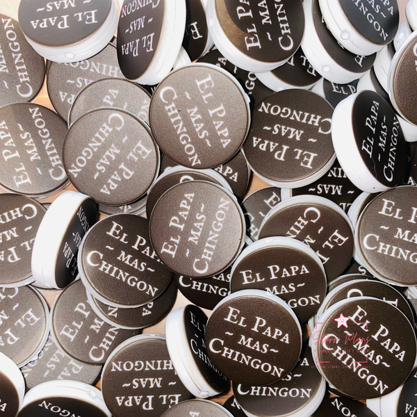 El Papa Mas Chingon Silicone Focal Bead || Starr Plans Exclusive