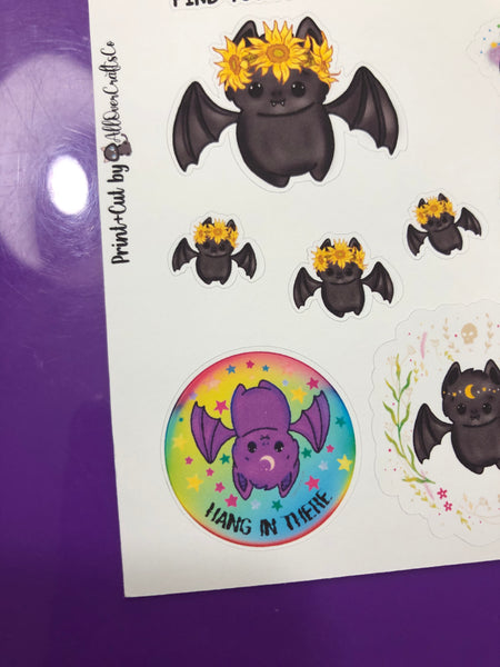 Starr Plans Batty Exclusive Spooky Starrbox Sticker Sheet - Pink