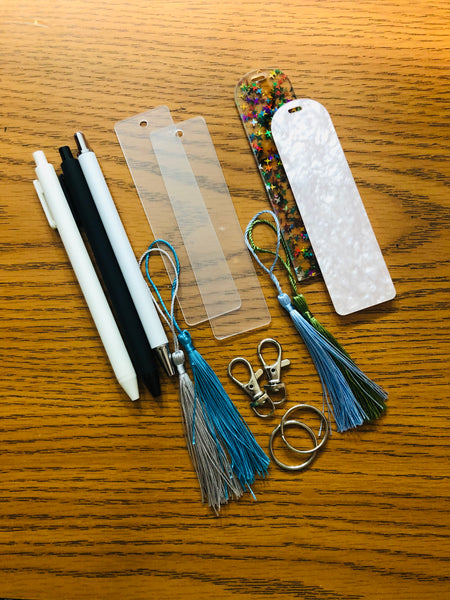 Wrap Kits - Pen & Bookmark Blanks for UV Wrap Projects