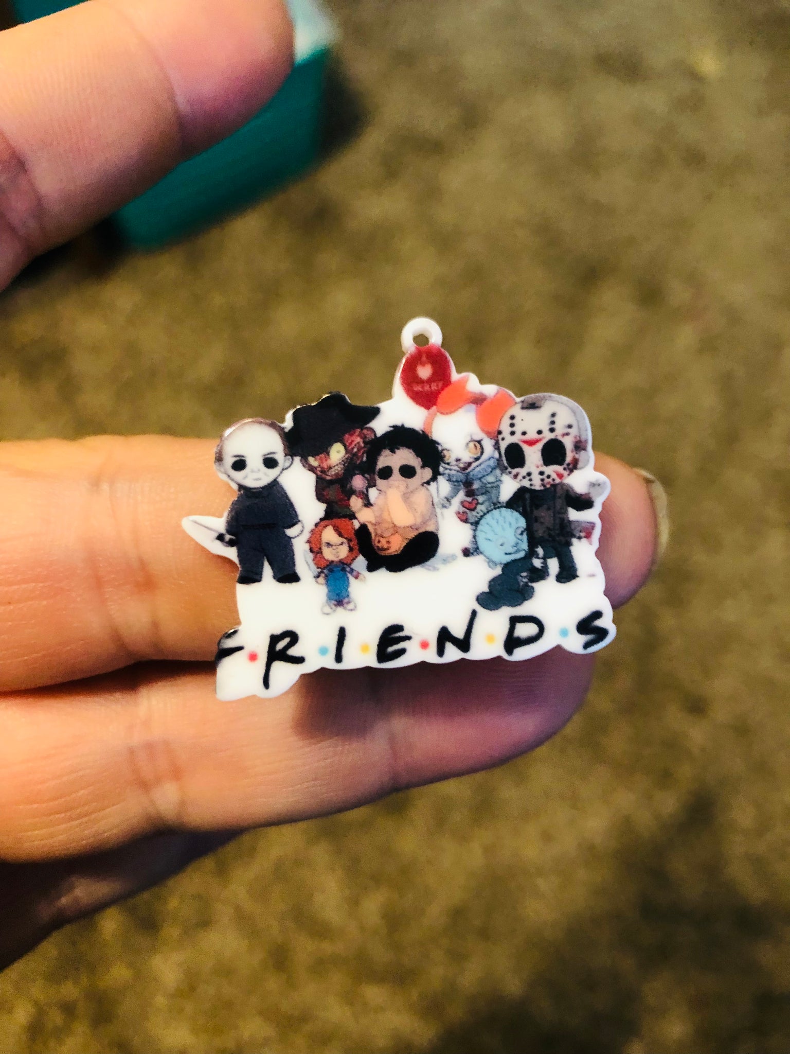 Acrylic Flatback Charms for Crafts & Jewelry - Horror Friends