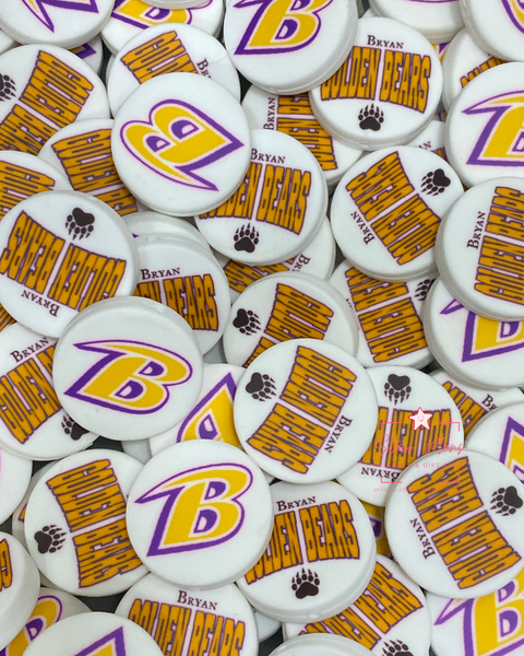 Bryan Golden Bears Focal Bead || Starr Plans Exclusive