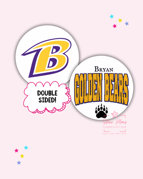 Bryan Golden Bears Focal Bead || Starr Plans Exclusive