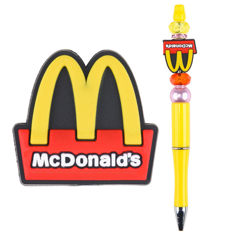 Silicone Focal Beads - Mcdonalds Inspired