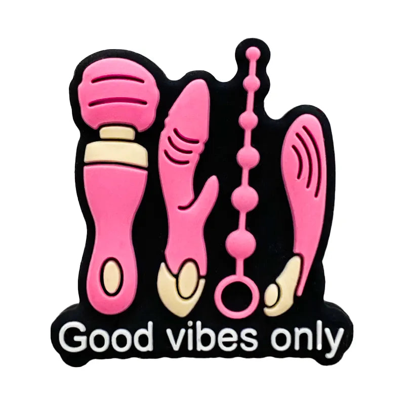 Only Good Vibes Silicone Focal Beads