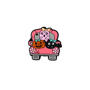 Silicone Focal Beads -Spooky Friends Truck Ride - 103A