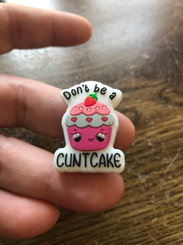 Silicone Focal Beads - Don't be a Cuntcake