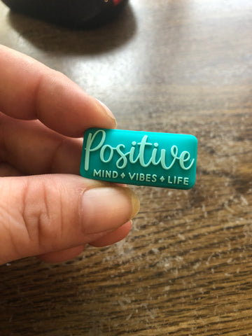 Silicone Focal Beads - Positive Mind Vibes Life