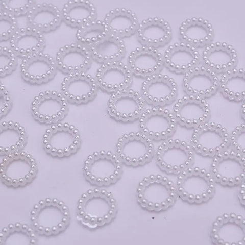 Acrylic Pearl Spacer Beads 10mm - Packs of 10