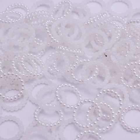 Acrylic Pearl Spacer Beads 14mm - Packs of 10