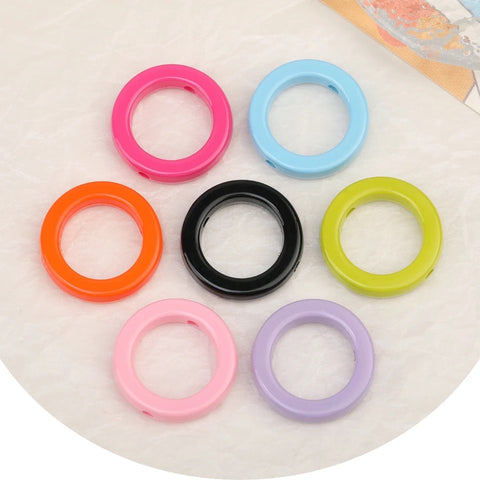 Acrylic Colorful Bead Frame & Spinner 27mm