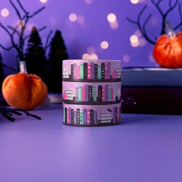 Witchy Books Holo Foil Washi Tape