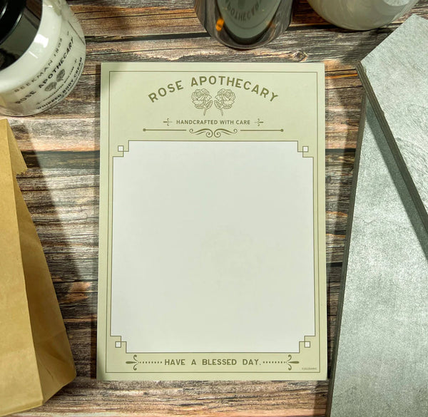 Schitt's Creek Rose Apothecary Notepad (5'' x 7'')