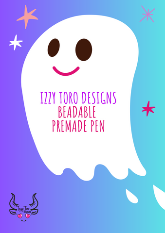Izzy Toro Designs - Beadable Premade Pen