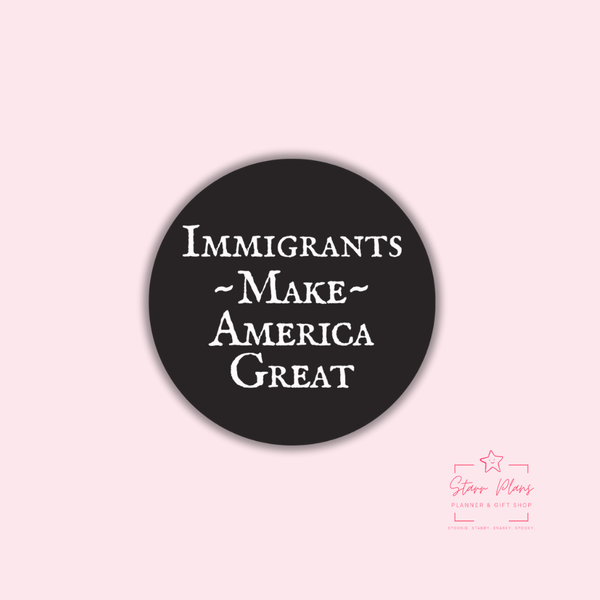Immigrants Make America Great Silicone Focal Bead || Starr Plans Exclusive