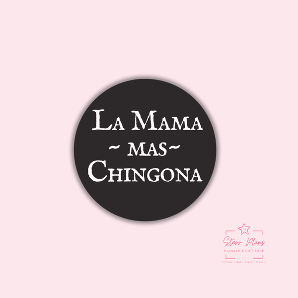 La Mama Mas Chingona Silicone Focal Bead || Starr Plans Exclusive