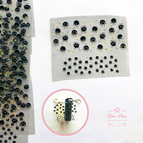 Mini Tumbler UVDTF Decal - Magical Soot Sprites