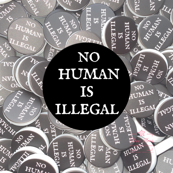 No Human is Illegal Silicone Focal Bead || Starr Plans Exclusive