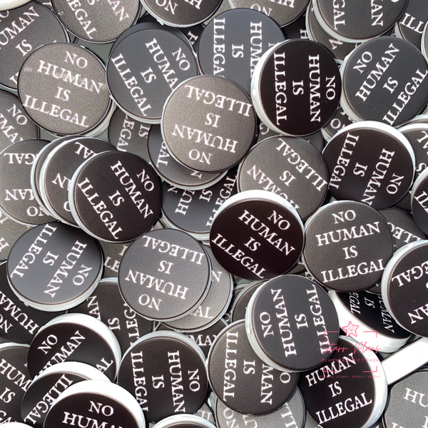 No Human is Illegal Silicone Focal Bead || Starr Plans Exclusive