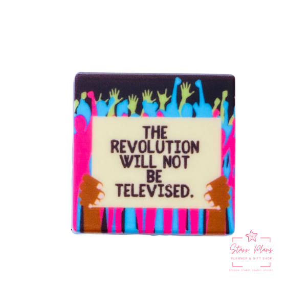 Silicone Focal Beads -  The Revolution Will Not be Televised || Starr Plans Exclusive