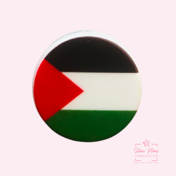 Silicone Focal Beads -  Palestine Flag || Starr Plans Exclusive