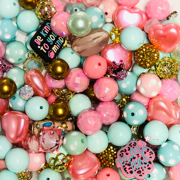 Bead Soup - Pastel Paradise|| 3mm+ Large Hole || Bead Mixes || Acrylic Mix