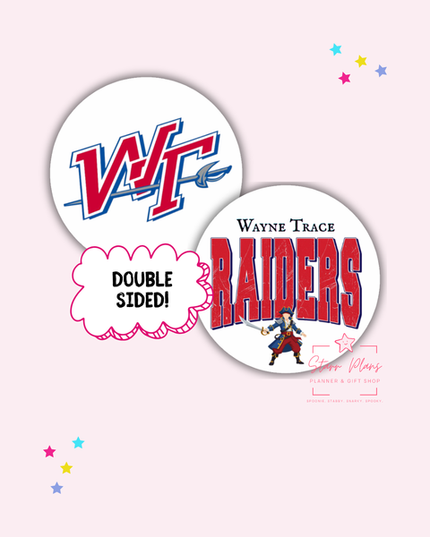 Wayne Trace Raiders Focal Bead || Starr Plans Exclusive